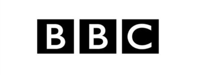 Black and white BBC logo